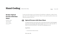 Desktop Screenshot of handcoding.com