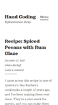Mobile Screenshot of handcoding.com